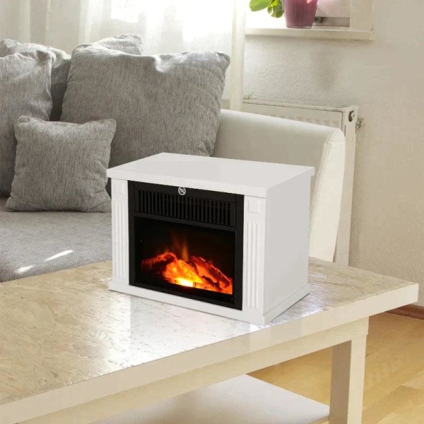 Rootz Elpejs - Elpejseovn - Pejseovn - Pejs - Pejs Flamme - Hvid