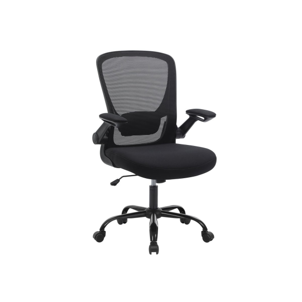 Rootz Mesh Kontorsstol - Skrivbordsstol - Snurrstol - Justerbart svankstöd - Uppfällbara armstöd - Andas Mesh - 66cm x 60cm x (99-107)cm