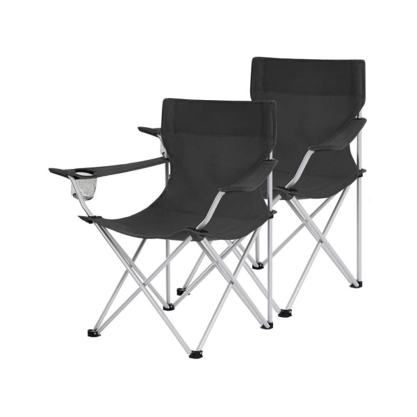 Rootz Campingstol - Set med 2 campingstolar - Bärbar stol - Fäll