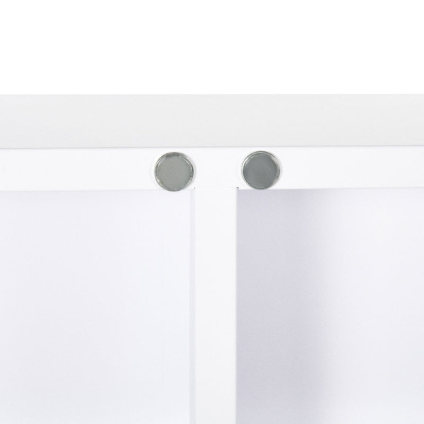 Rootz Medicinskab - 6 indvendige rum - Låsbar - 2 døre - Robust stålhus - Hvid - 55 x 18 x 60 cm