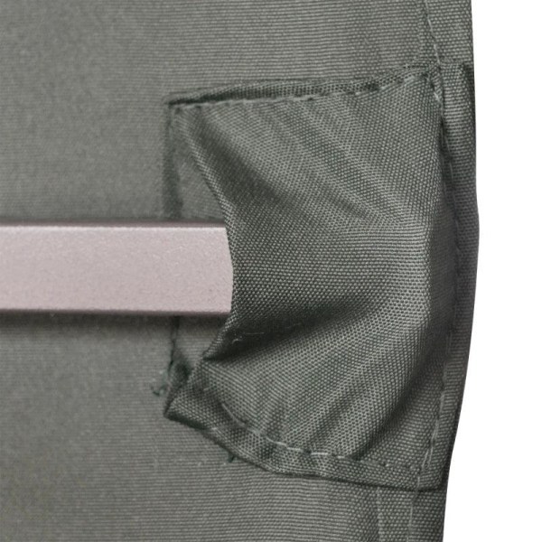 Rootz Gazebo Roof - Ersättningstak - Gazebo Cover Shade - Gazebo Canopy - Polyester - Mörkgrå - 3m x 3m