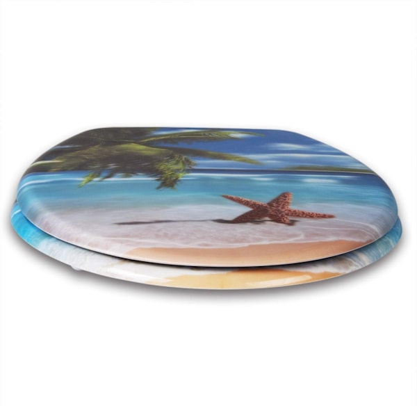 Rootz Duroplastic Toalettsits - Mjukstängningsmekanism - Antibakteriellt skydd - 45,5 cm x 37,1 cm - Oval form - Vit - Universal passform