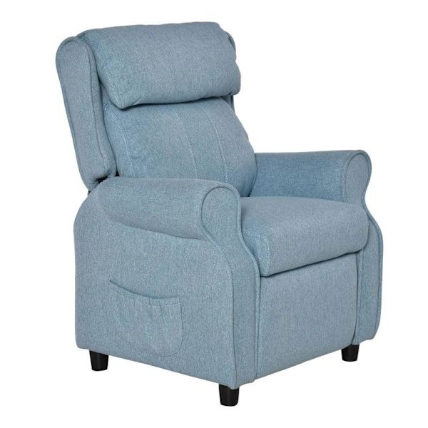 Rootz Barnsoffa - Barnsoffa - Barnsoffa - Barnfåtölj - Blå - 58 x 53 x 70 cm