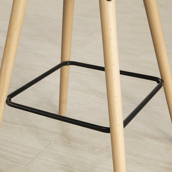 Rootz kääntyvä baarijakkara - korkeussäädettävä jakkara - pehmustettu istuin - Design-jakkara Home Bariin - 98cm x 36cm x 38cm