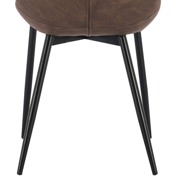 Rootz Set med 4 matstolar - Moderna stolar - Snygga sittplatser - Slitstarkt konstläder - Ergonomisk design - Enkel montering - 85,5 cm x 46 x 40,5 cm
