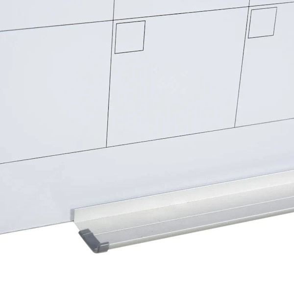 Rootz Whiteboard - Tavlekalender - Organisering af ferieplaner og månedlig planlægning - 1 penneholder - 4 tuscher og viskelæder - 90 x 60 cm