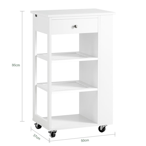 Rootz Portable Uteköksskåp - Vikbar köksö - Förvaringsorganisator - MDF(E1) - 50cm x 86cm x 37cm - 15,1kg - Flaskhylla