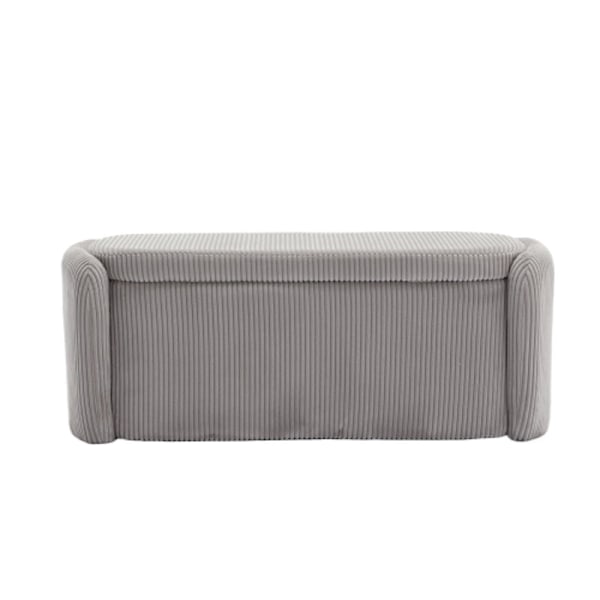 Rootz Modern Storage Taburet - Minimalistisk osmannisk - Fløjlsbænk - Holdbar og behagelig - 112L x 41W x 42H cm