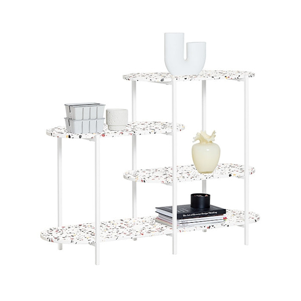 Rootz konsolbord - Entrébord - Gangbord - Åbent opbevaringsrum - 120 cm x 86 cm x 40 cm - MDF (E1) - Metalramme