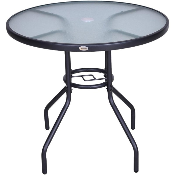 Rootz Rundt Bistrobord - Havebord - Havemøbler - Spisebord - Balkonbord - Sort