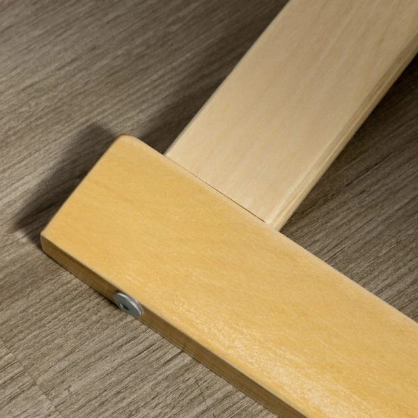Rootz Lænestol med fodskammel - Lænestolssæt - Afslapningsstol - Linnedlook - Massivt træ - Grå + Natur - 66,5W x 80D x 99H cm