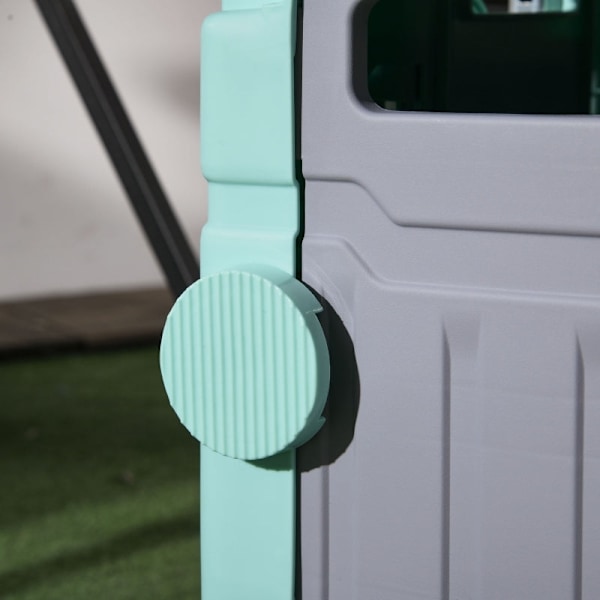 Rootz foldbar indkøbskurv Trappeklatrehjul - Teleskophåndtag - Letvægtsdesign - 51L Volumen - Grøn - 52cm x 48cm x 100cm