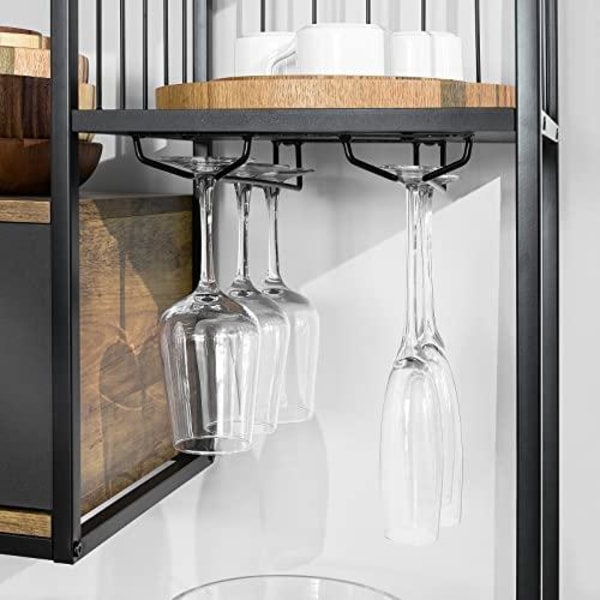 Rootz Industrial Style Kök Matsal Förvaring Hylla Sideboard Sidobord Avslut Bord Vinställ