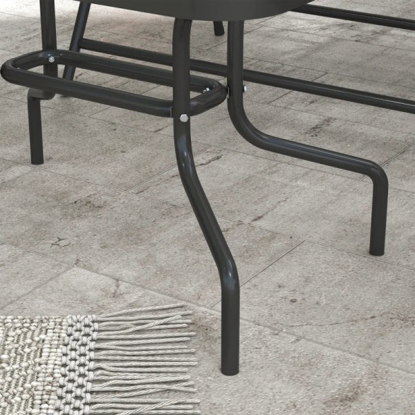 Rootz Havemøbelsæt - 2 personers - 2 klapstole - Bord - åndbart