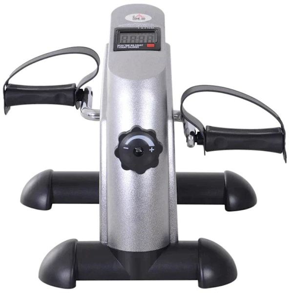 Rootz Mini motionscykel - Bentræner - Pedaltræner - Træningscykel - Cykelenhed - Sølv - 9Wx 40Dx 31Hcm