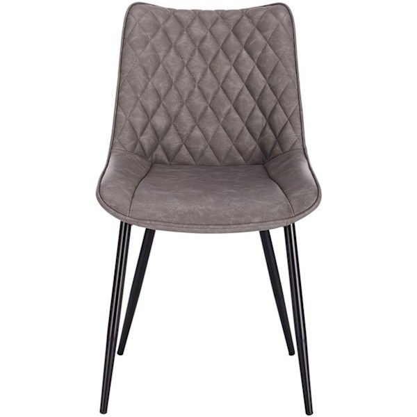 Rootz Set med 4 matstolar - Köksstolar - Moderna sittplatser - Slitstark metallram - Ergonomisk komfort - Enkel montering - 46 x 40,5 cm sits
