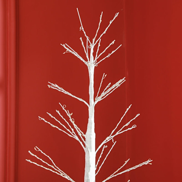 Rootzin keinovalopuu - LED-puu - Koristepuu - Elävä kuori - Lämpimän valkoiset LEDit - Joustavat oksat - Sisällä ulkona - 180cm x 26cm x 26cm