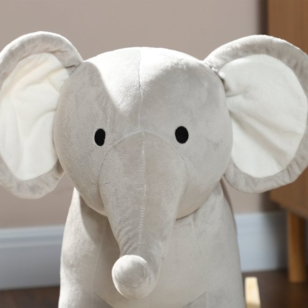 Rootz Elephant gungleksak - Rocker - Ridleksak för barn - Säker design - 64,5L x 31W x 52H cm