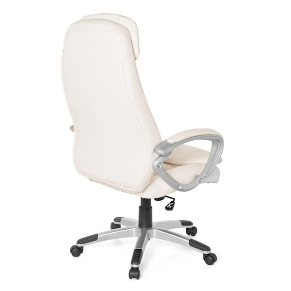 Rootz Højt Ryglæn Kontorstol - Executive Chair - Skrivebordsstol - Lændestøtte - Blød polstring - 100 % polyurethan - 67cm x 58cm x 128cm