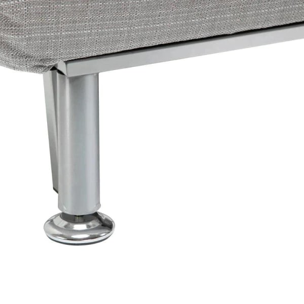 Rootz Justerbar soffa - Hopfällbar säng - Gästsäng - Bäddsoffa - Fällbar madrass - Grå - 75 X 70 X 75 Cm