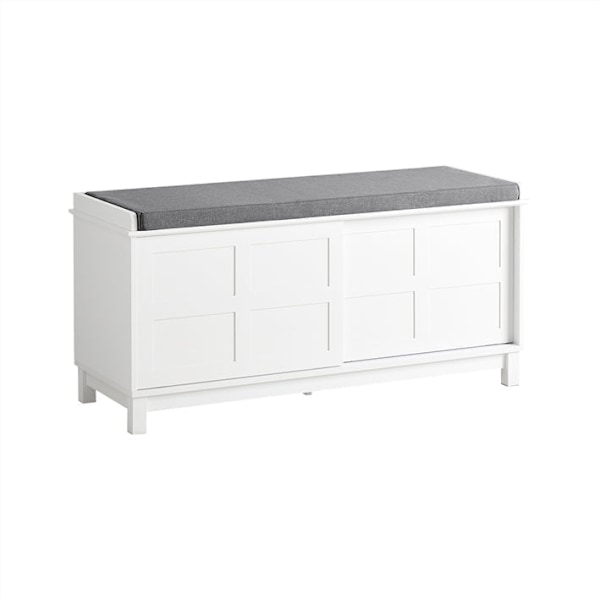 Rootz-kenkäpenkki, jossa säilytystila - Istuva lipasto - Sisääntulopenkki - Suuri kapasiteetti - Monipuolinen käyttö - Mukava tyyny - 114cm x 53cm x 4