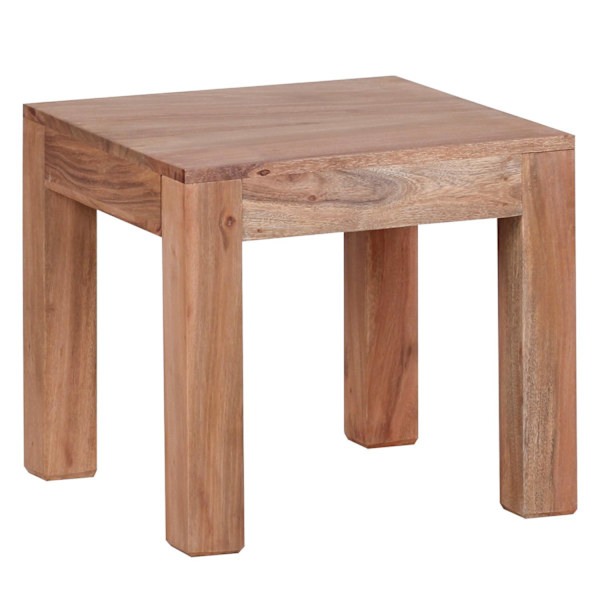 Rootz Soffbord - Sidobord - Massivt trä - 45 x 45 cm - Brun - Soffbord