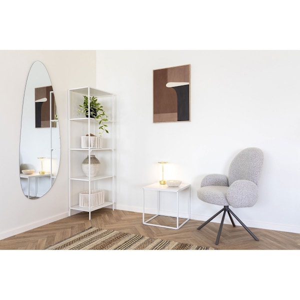 Rootz Vitan hylly - Metalli 5 -tason kirjahylly - Storage Unit - Modern Elegance - 51 cm x 35cm x 170 cm