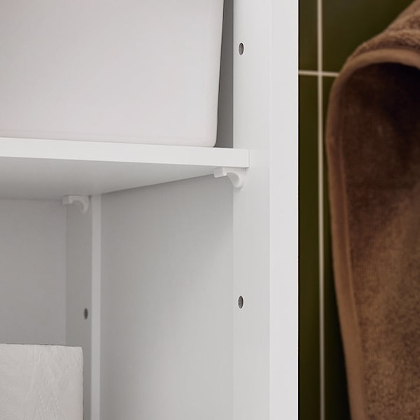 Rootz Tall Badrumskåp - högt förvaringsskåp - MDF -skåp - Luftpermeabel design - 32x170x30cm