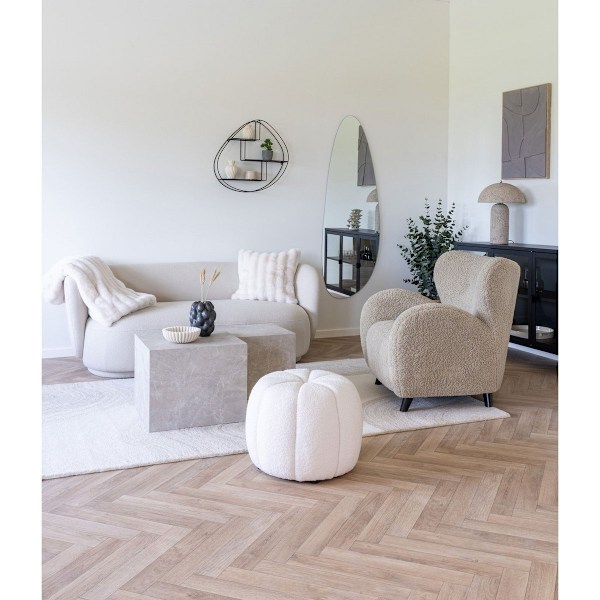 Rootz Cushion - Artificiell pälskudde - Plush Cushion - Mysig komfort - 45 cm x 45 cm
