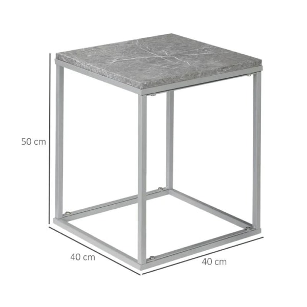 Rootz Patiopöytä - Puutarhapöytä - Sivupöytä - Sohvapöytä - Meta