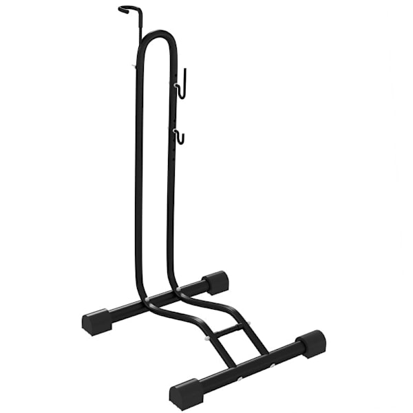 Rootz cykelstativ - Cykelholder - Hjulholder - Justerbare kroge - 6" til 28" hjul - Stålramme - 45cm x 44cm x 118cm