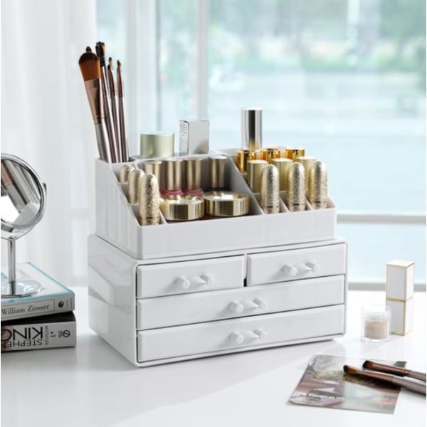 Rootz Make-Up Organizer - Meikkisäilytys - 4 laatikkoa - Avoimet