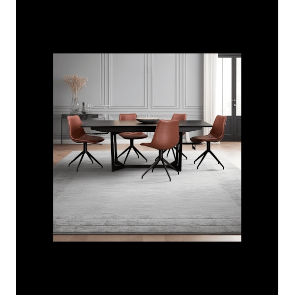 Rootz Matbord - Expanderbart bord - Modernt matbord - Svartlackerad ekfaner - Slitstarkt & Sofistikerat - 200/250cm x 100cm x 76cm