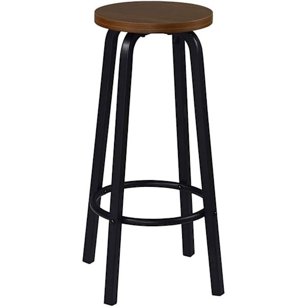 Rootz Modern Bar Pall - Skandinavisk Stil - Minimalistisk Pall - Bekväma sittplatser - Förbättrad stabilitet - Utrymmesbesparande design - 30cm x 72cm