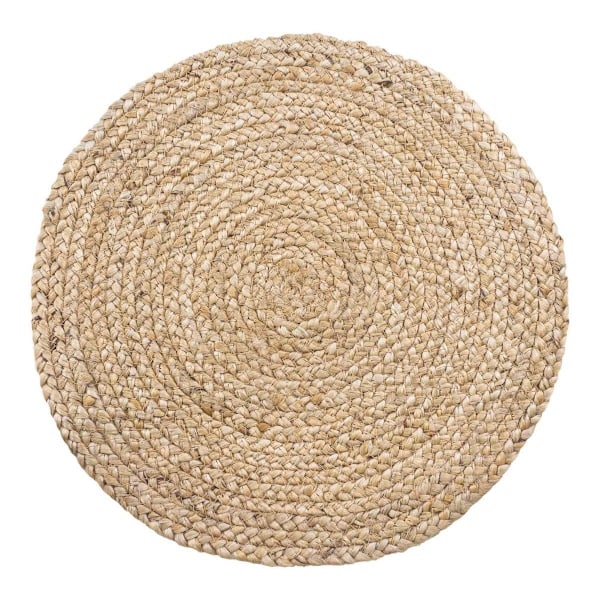 Rootz Bombay Placemats -sarja 4 - Pöytämatot - Jute Placemats - maalaismainen viehätys - Ø38cm x 0,5cm