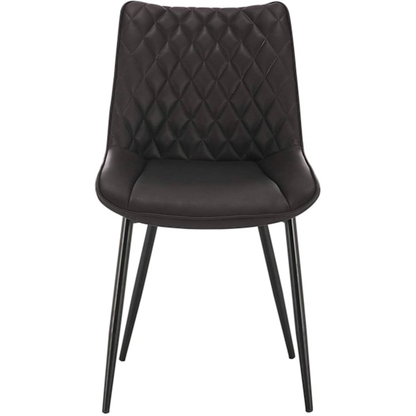 Rootz Set med 4 matstolar - Köksstolar - Moderna sittplatser - Slitstark, bekväm, lätt att rengöra - konstläder - 46 cm x 40,5 cm x 85,5 cm