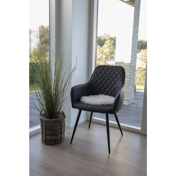 Rootz Artificial Lambskin Seat Pad - Faux Sheepskin Cushion - Plush Chair Pad - Bekväm & mysig - 35 cm x 35 cm x 6,5 cm