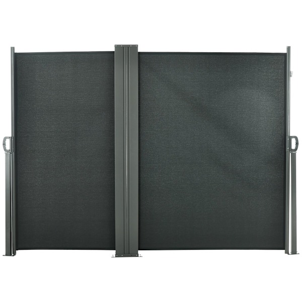 Rootz Double Side Extendable Privacy Screen - Vindskärm - UV -resistent barriär - 6m x 1,8 m - Hållbart och väderbeständigt tyg