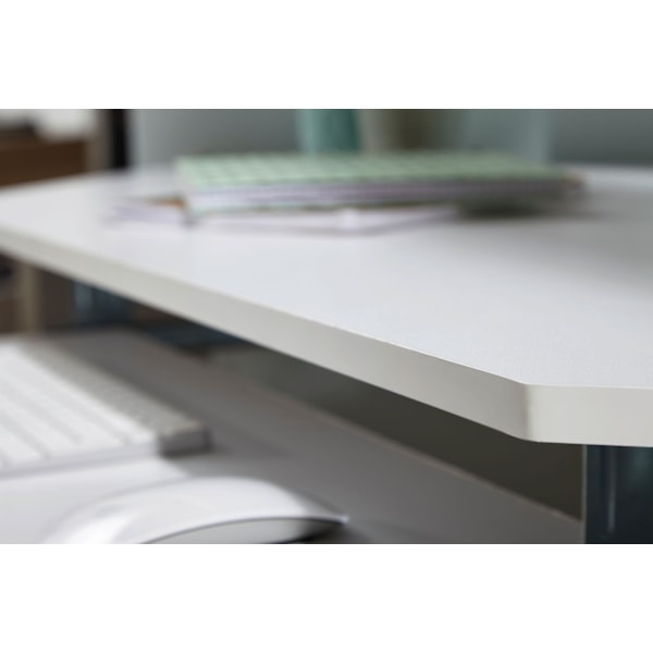 Rootz Corner Desk - Modern Office Desk - Computertabel - Generøs opbevaring - 127 cm x 73 cm x 88,5 cm
