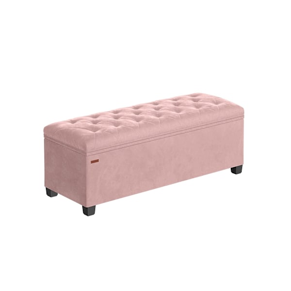 Rootz Storage Ottomaanien jakkara - Velvet-jakkara - MDF-jakkara - Tilaa säästävä - 40cm x 110cm x 40cm
