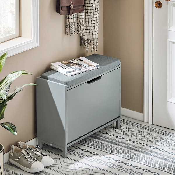 Rootz Shoe Storage Cabinet - Shoe Organizer - Shoe Rack - Space Saving Design - Dimensions: 60x52x24cm - Håller upp till 113 kg