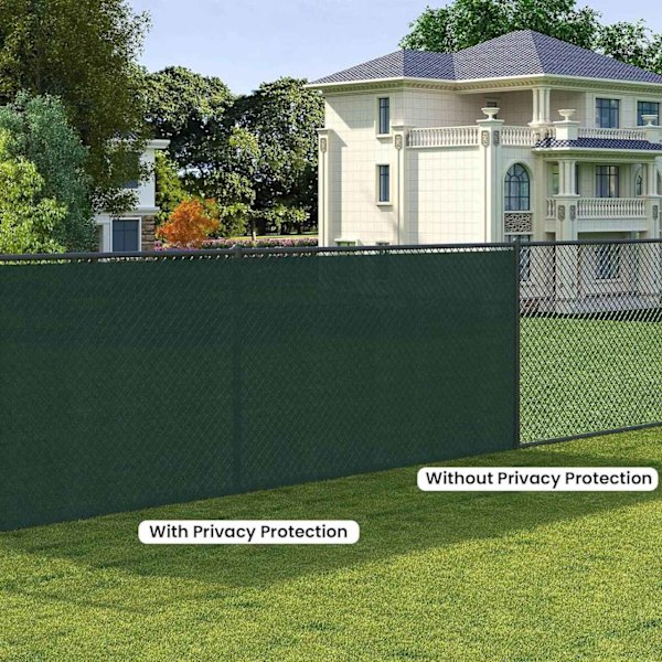 Rootz HDPE Privacy Fence Screen - Solskærm - UV-beskyttelse - Rivebestandig, Vejrbestandig, Nem installation - 1m x 6m til 2m x 25m