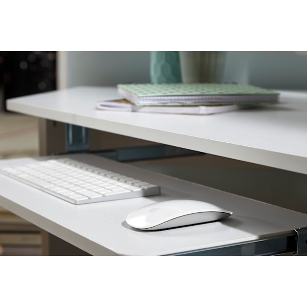 Rootz Corner Desk - Modern Office Desk - Computertabel - Generøs opbevaring - 127 cm x 73 cm x 88,5 cm