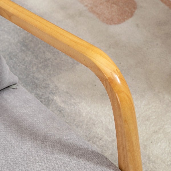 Rootz Elegant Lounge Chair - fåtölj - avslappningsstol - Maximal komfort - 61L x 78W x 76H cm