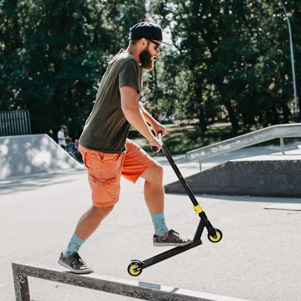 Rootz Pro Stunt Scooter - Kick Scooter - Freestyle Tricks - Aluminium Frame - 68x47.2x86cm - Lätt och säker halkdäck