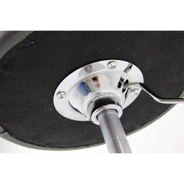 Rootz Barpall Snurrstol - Roterande pall - Justerbar höjd - Imiterat läder - 33,5 cm - 52-67 cm - 38,5 cm - 120 kg belastning - Enkel montering
