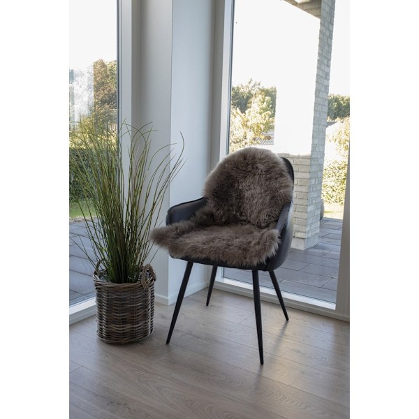 Rootz Lambskin -matta - Real Lambskin - Lyxig konsistens - Lägg till värme - 50 cm x 85 cm - Mysig skandinavisk stil i ljusbrun svamp