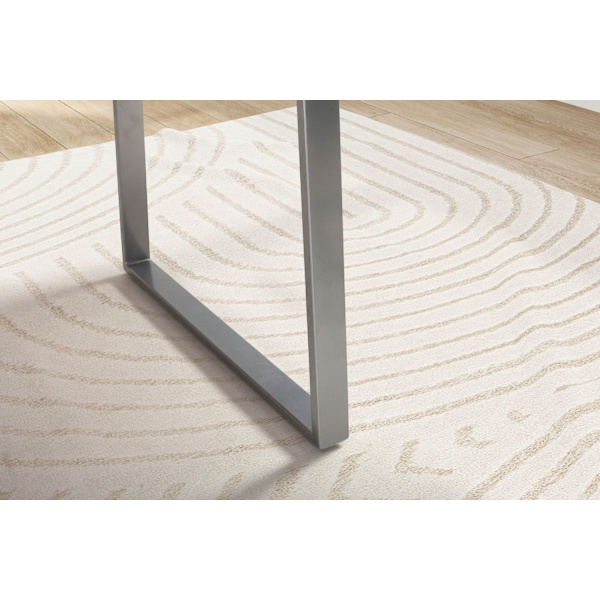 Rootz Kontorbord - Skrivebord i massivt træ - Moderne Design - Udtryksfulde trækanter - Naturligt trækorn - Trapezformede metalben - 200 cm x 100 cm x