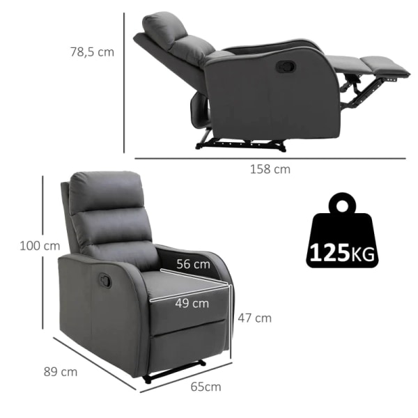 Rootz Relax Chair - Fodstøtte - Hvilestol - Udfoldelig fodstøtte