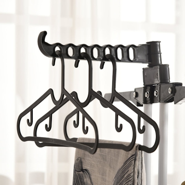 Rootz Airer - Tørrestativ - Vasketøjsstativ - Foldbart design - Høj belastningskapacitet - Mobilitet og stabilitet - 73 cm x 64 cm x 177 cm - Metalram